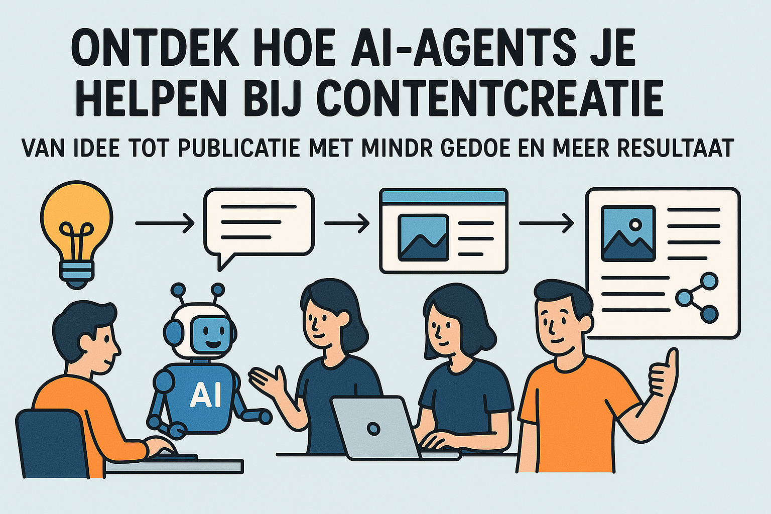 Een digitale agent die content organiseert en automatiseert